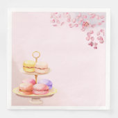 Thee voor Twin Twin Baby shower servetten (Voorkant)