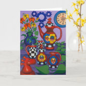 Thee voor u & me kaart (Gele Bloem)