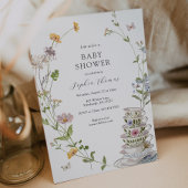 Thee voor Wildflower Baby Borrel Kaart