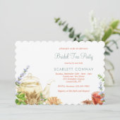 Thee Vrijgezellenfeest Kaart (Staand voorkant)