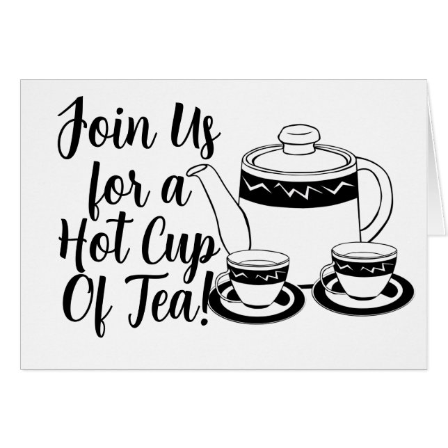 Thee Waterkoker en Tea Cups Tea Month (Voorkant Horizontaal)