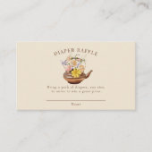  thee | Waterverf Bloemenluier Raffle Informatiekaartje (Voorkant)