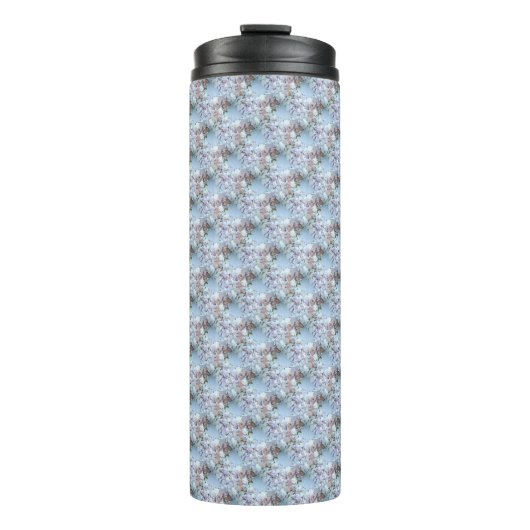 Theebeker Blue Roses  Thermosbeker (Voorkant)