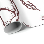 theebeker, gebak, croissant, , hand cadeaupapier (Rol Hoek)