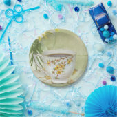  theebeker met schijfjes papieren bordje (Feest)