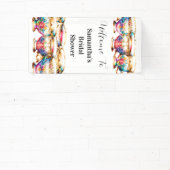 Theebekers bloementhee high tea vrijgezellenfeest  spandoek (Insitu)