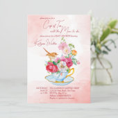 theebekje van theetheethee van theetheetheeplank v kaart (Staand voorkant)