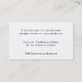 theeblad visitekaartje (Achterkant)