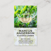 Theebladvelden | Theepot Visitekaartje (Voorkant)