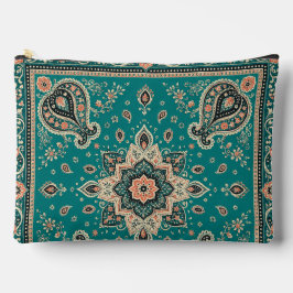 Theeblauwe Bandana Paisley Grote Ritszak Etui