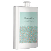 Theebloem RVS Fles Flacon (Rechts)