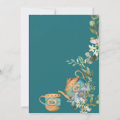  theebloem vanmiddag hoge theetijd kaart (Achterkant)