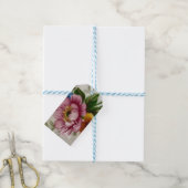 Theebloemboeket cadeaulabel (Met Touw)