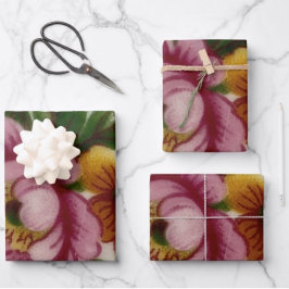 Theebloemboeket inpakpapier vel