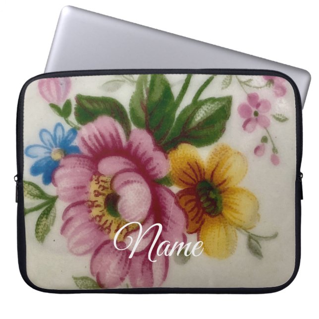 Theebloemboeket Laptop Sleeve (Voorkant)