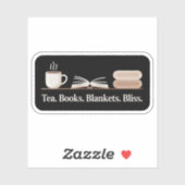 Theeboeken Dekens Bliss – Gezellige lezer Sticker (Vel)
