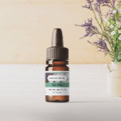 Theeboom Essentiële oliën Geurfles Etiket Sticker