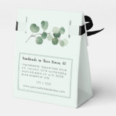 Theeboom & Eucalyptus Handgemaakte zeep Favor Box Bedankdoosjes (Achterkant)