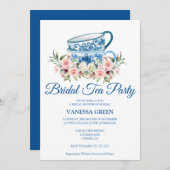 Theebruid Shower Uitnodiging (Voorkant / Achterkant)
