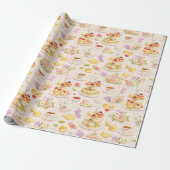 Theedessertpatroon Cadeaupapier (Uitgerold)