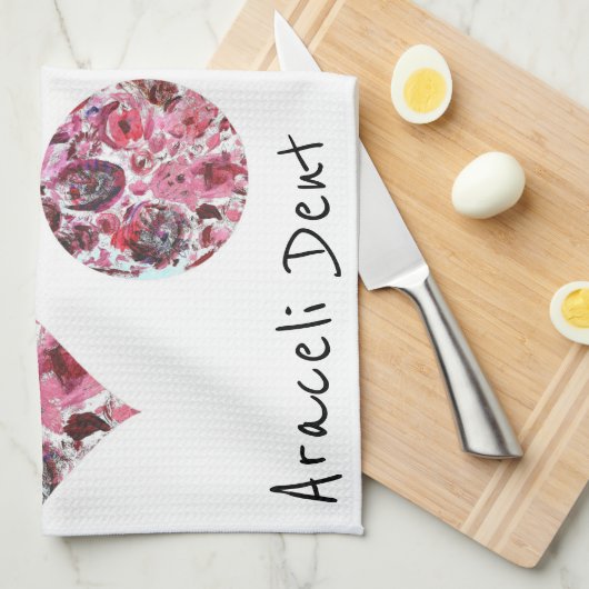 Theedoek 40,6 cm x 61 cm Gepassioneerd (Quarter Fold)