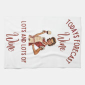  theedoek, Grappige Retro theedoeken, Grappig Theedoek (Horizontaal)