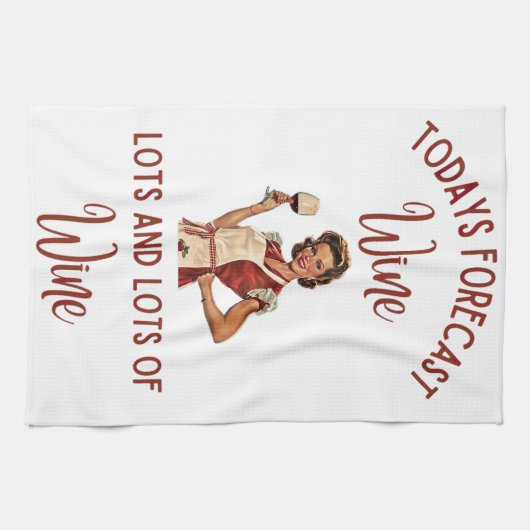  theedoek, Grappige Retro theedoeken, Grappig Theedoek (Horizontaal)