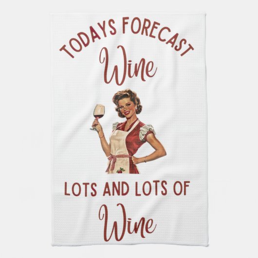  theedoek, Grappige Retro theedoeken, Grappig Theedoek (Verticaal)