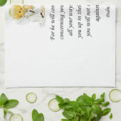 Theedoek Jezus Psalm 91:11-12 (Gevouwen)
