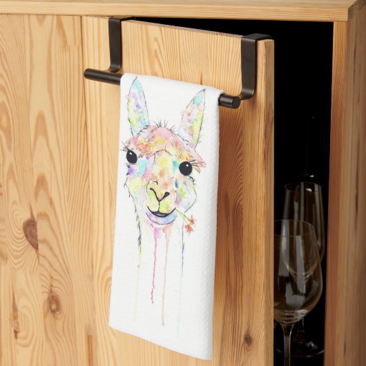 Theedoek Llama (Derde Gevouwen)