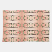 Theedoek met een elegant bloemenontwerp (Horizontaal)