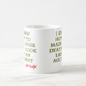 Theedoek met grappige tekst of mok (Center)