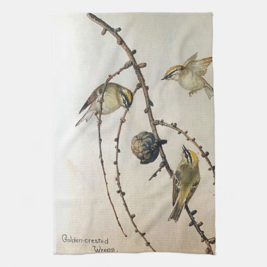 Theedoek met 'Nature Notes' van Edith Holden (Verticaal)