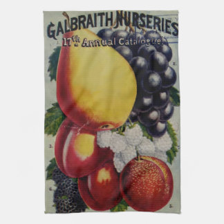 Theedoek met vintage zaadcatalogus van Galbraith N