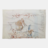 Theedoek Nature Notes, Januari van Edith Holden (Horizontaal)