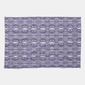 Theedoek Paarse Ornament (Horizontaal)