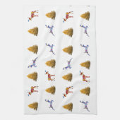 Theedoek Schattige Kerst (Verticaal)