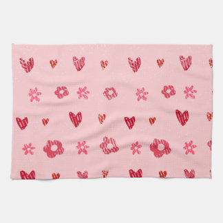 Theedoeken "BLOEMEN & LIEFDE PARTIJ