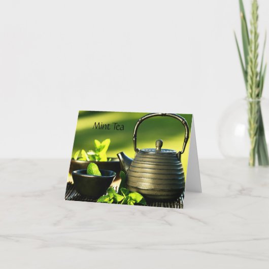 Theedrinker Note Kaart (Voorkant)