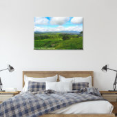 Theefabriek Bergheuvels Landschapsfotografie Canvas Afdruk (Insitu (Slaapkamer))