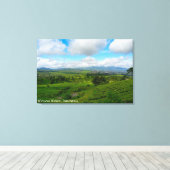 Theefabriek Bergheuvels Landschapsfotografie Canvas Afdruk (Insitu (Houten vloer))
