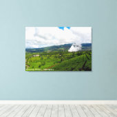 Theefabriek Berglandschap Foto Canvas Afdruk (Insitu (Houten vloer))