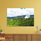 Theefabriek Berglandschap Foto Canvas Afdruk (Insitu (Woonkamer))