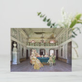 TheeFeest Vlak Kerstkaart (Staand voorkant)