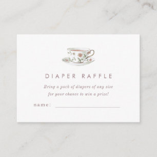 TheeFeestje Baby Shower Luier Raffle Informatiekaartje