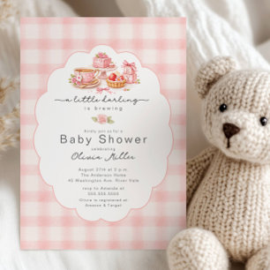 TheeFeestje voor Kleine Schat Baby Shower Kaart