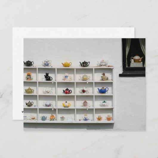 Theehuis in Devon Briefkaart (Voorkant / Achterkant)