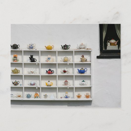 Theehuis in Devon Briefkaart (Voorkant)