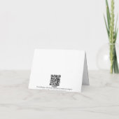 Theekaart met bedankje bedankkaart (Achterkant)