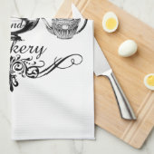  theekamer en bakkerijkeuken theedoek (Quarter Fold)